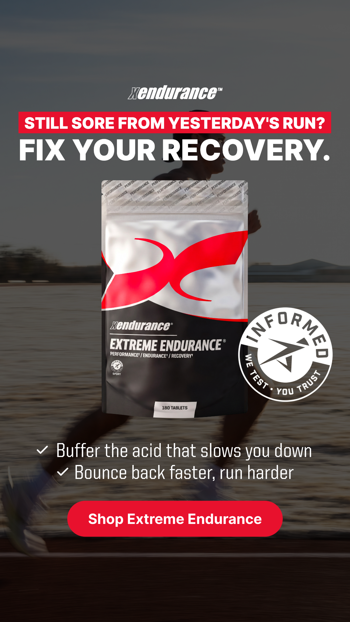 Xendurance Facebook ad