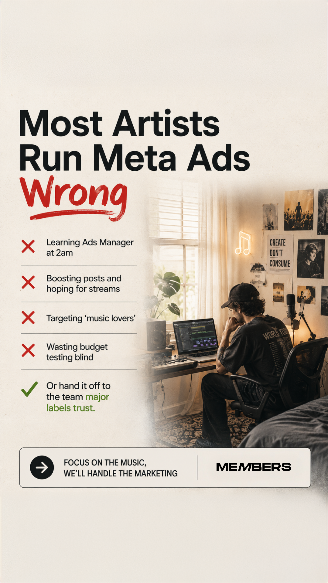 Members Media Facebook ad