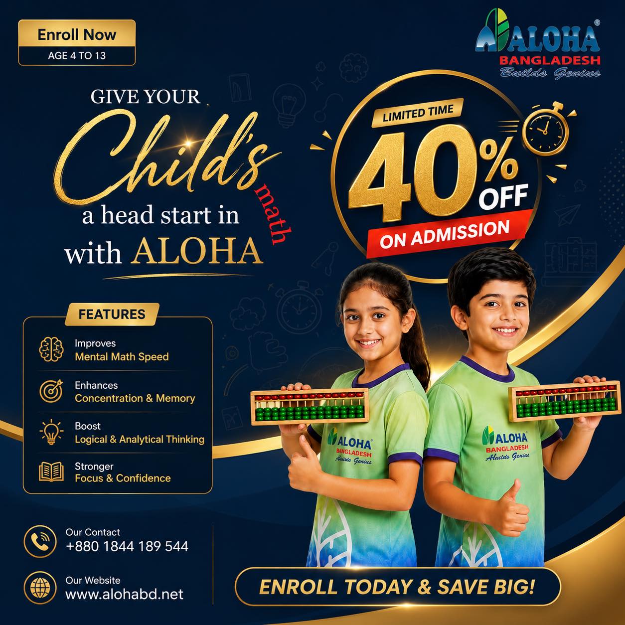 ALOHA Bangladesh Facebook ad