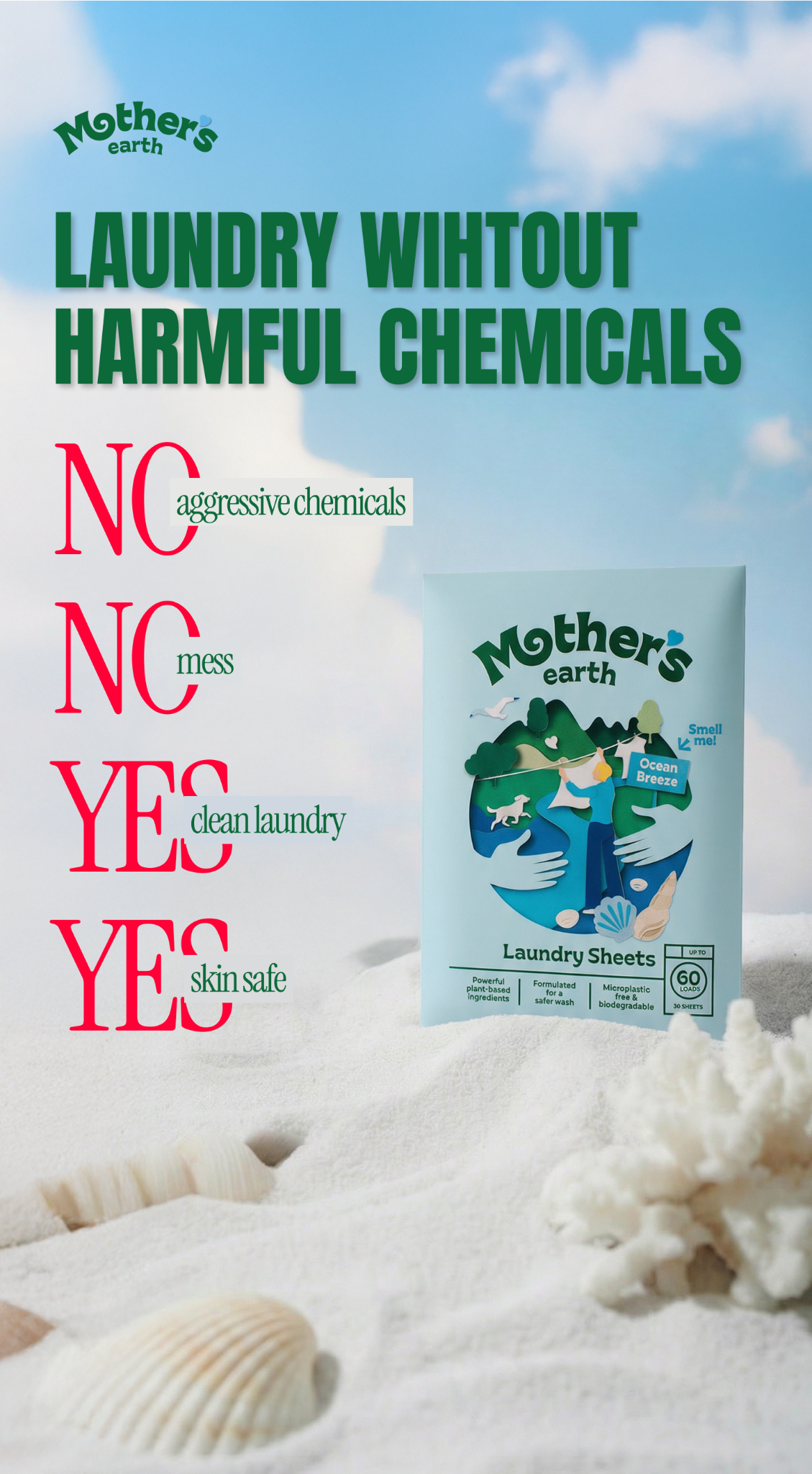Mothers Earth Facebook ad