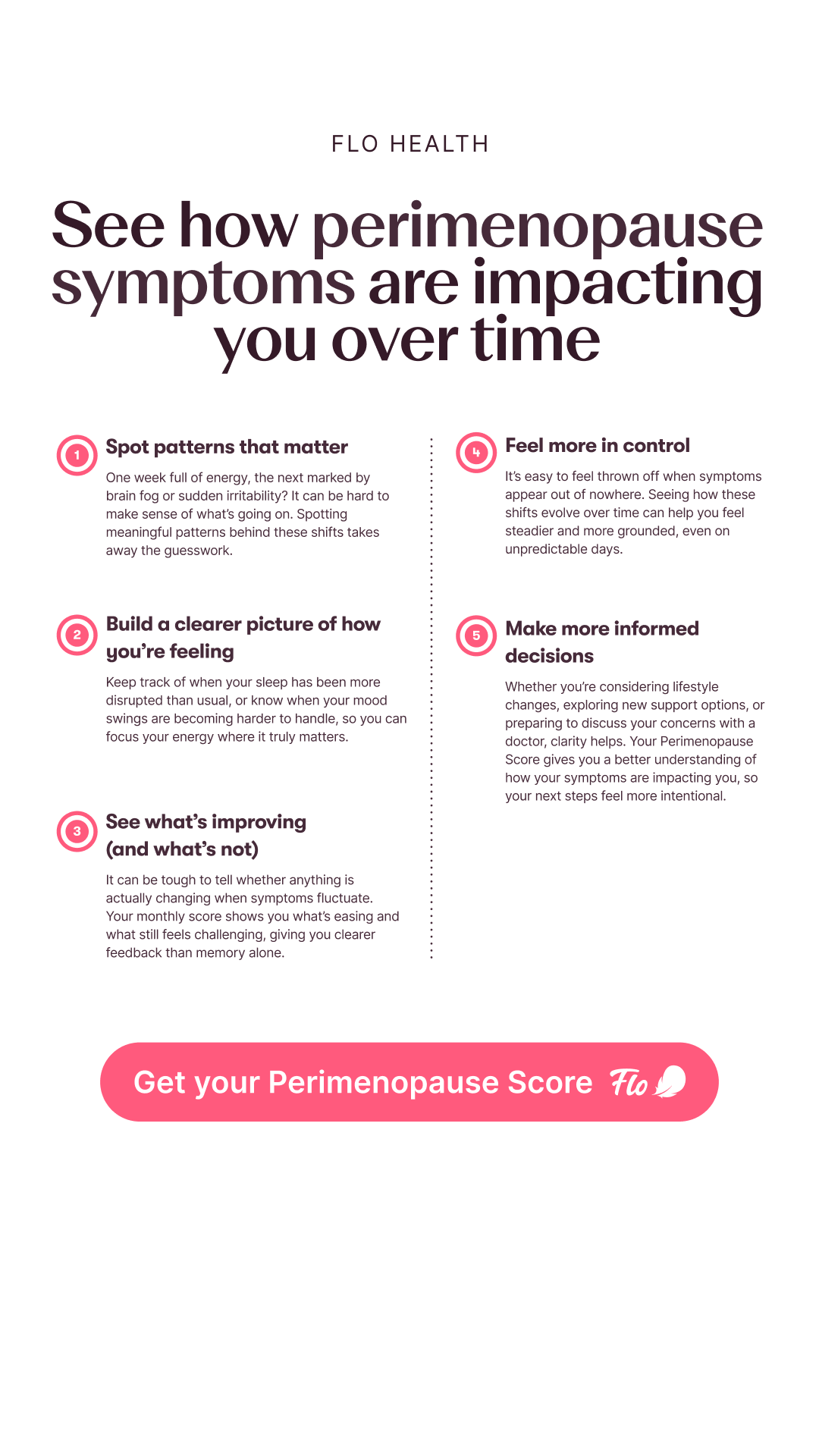 Flo For Perimenopause Facebook ad