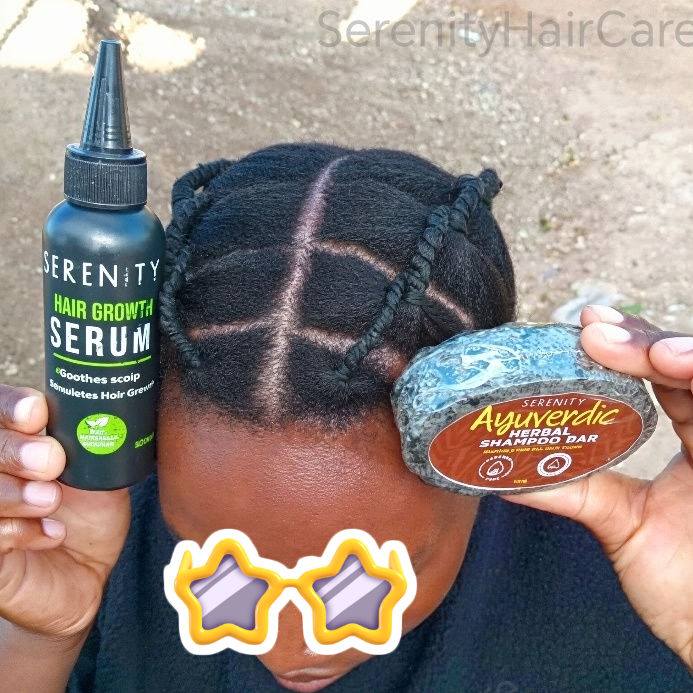 Serenity Hair Care Facebook ad