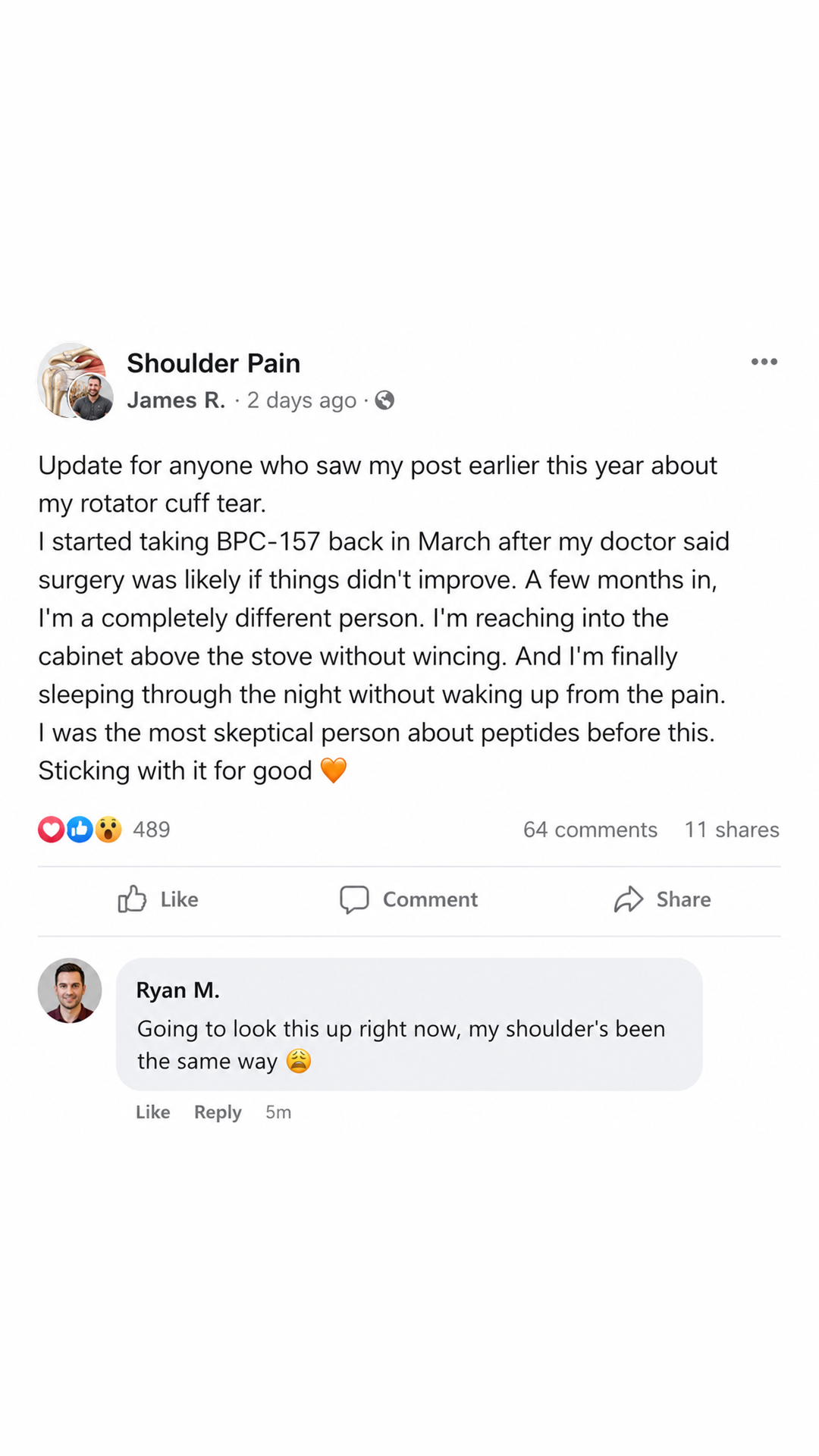 Healthletic US News Facebook ad