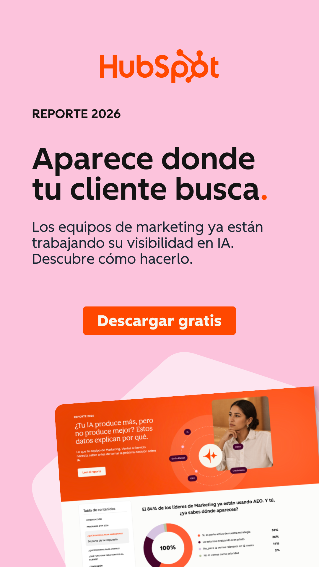 HubSpot Facebook ad
