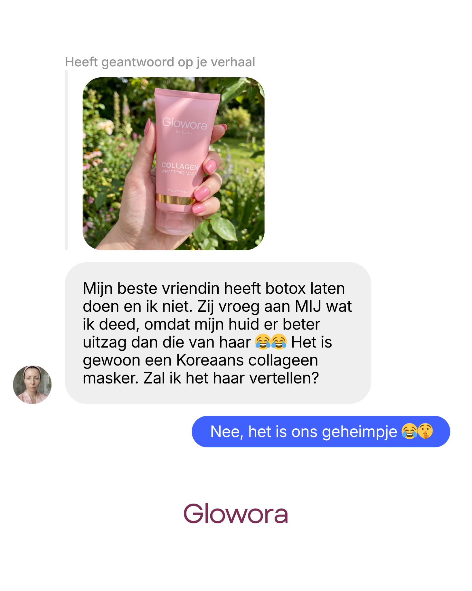 Glowora Facebook ad
