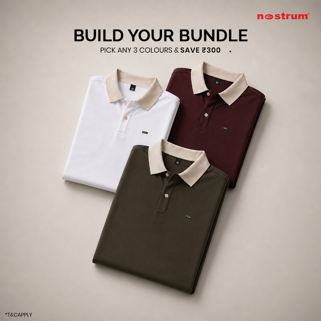 Nostrum Fashion Pvt. Ltd. Facebook ad: Shop bestselling polos from Nostrum