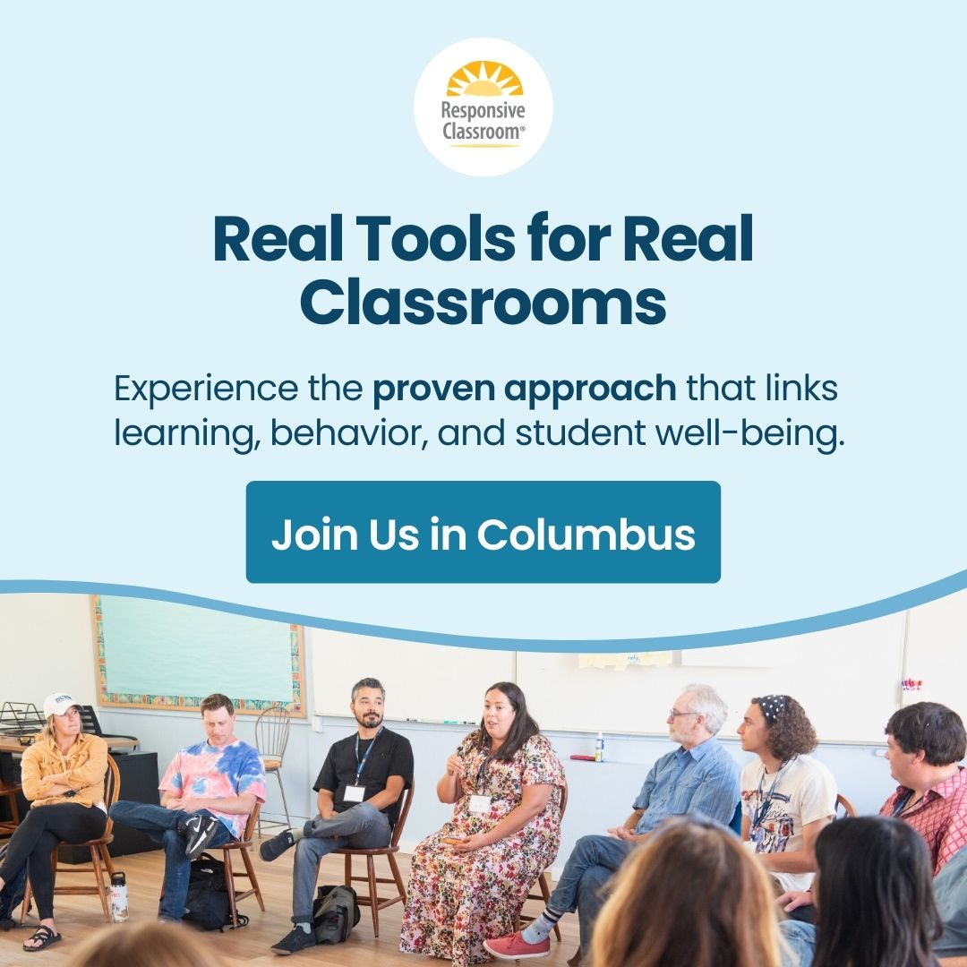 Responsive Classroom Facebook ad