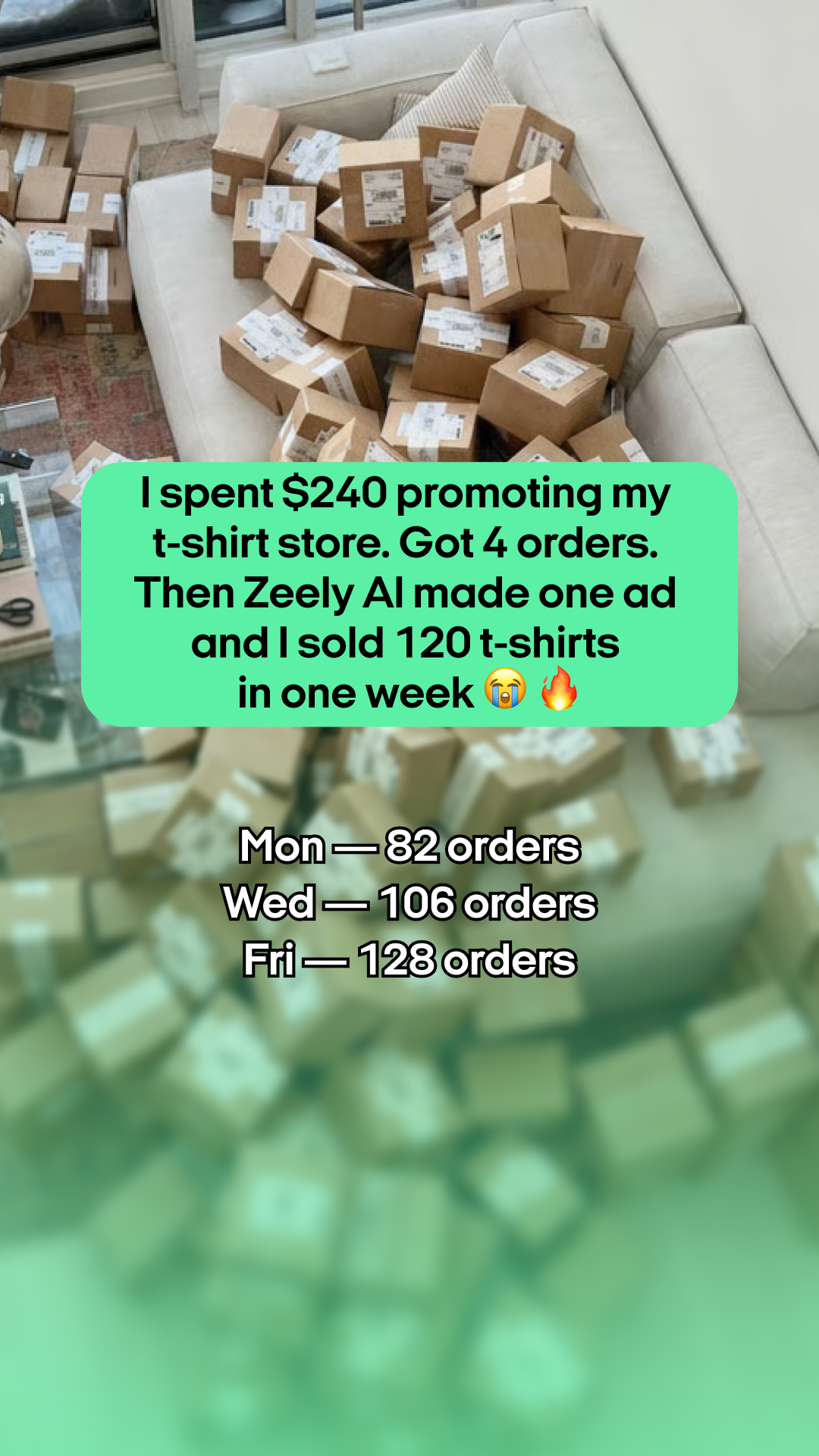 Zeely Facebook ad