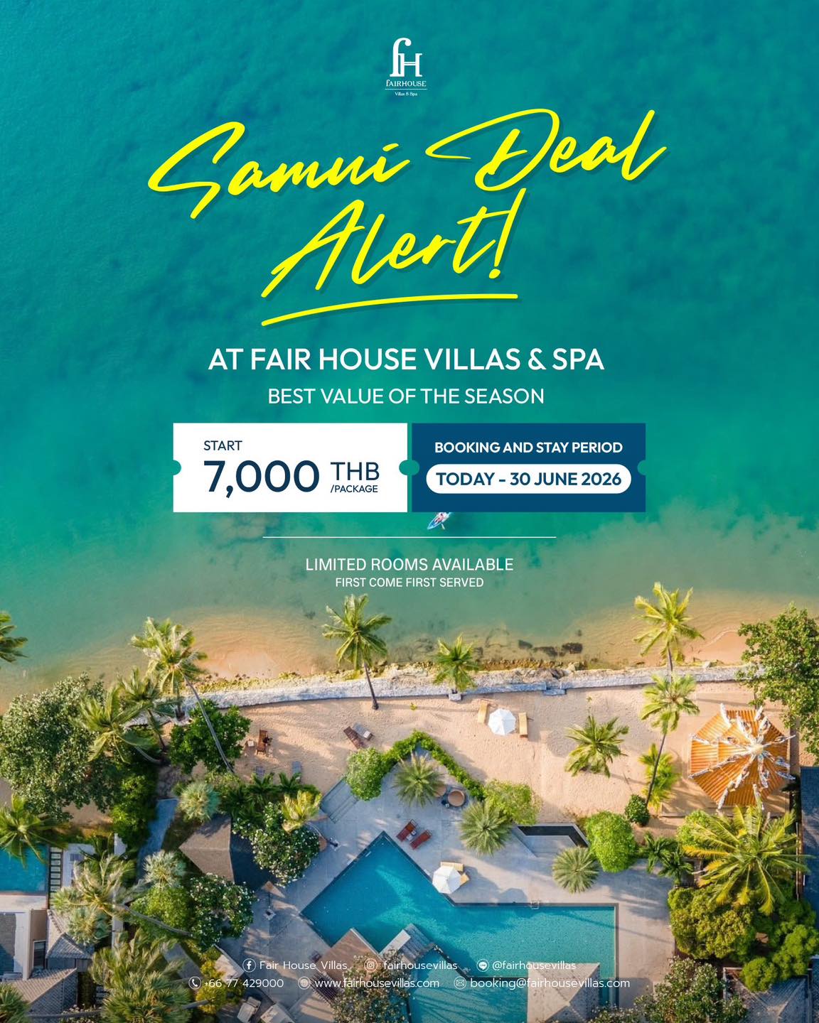 Fair House Villas & Spa Facebook ad: Make every moment of your stay truly worthwhile…