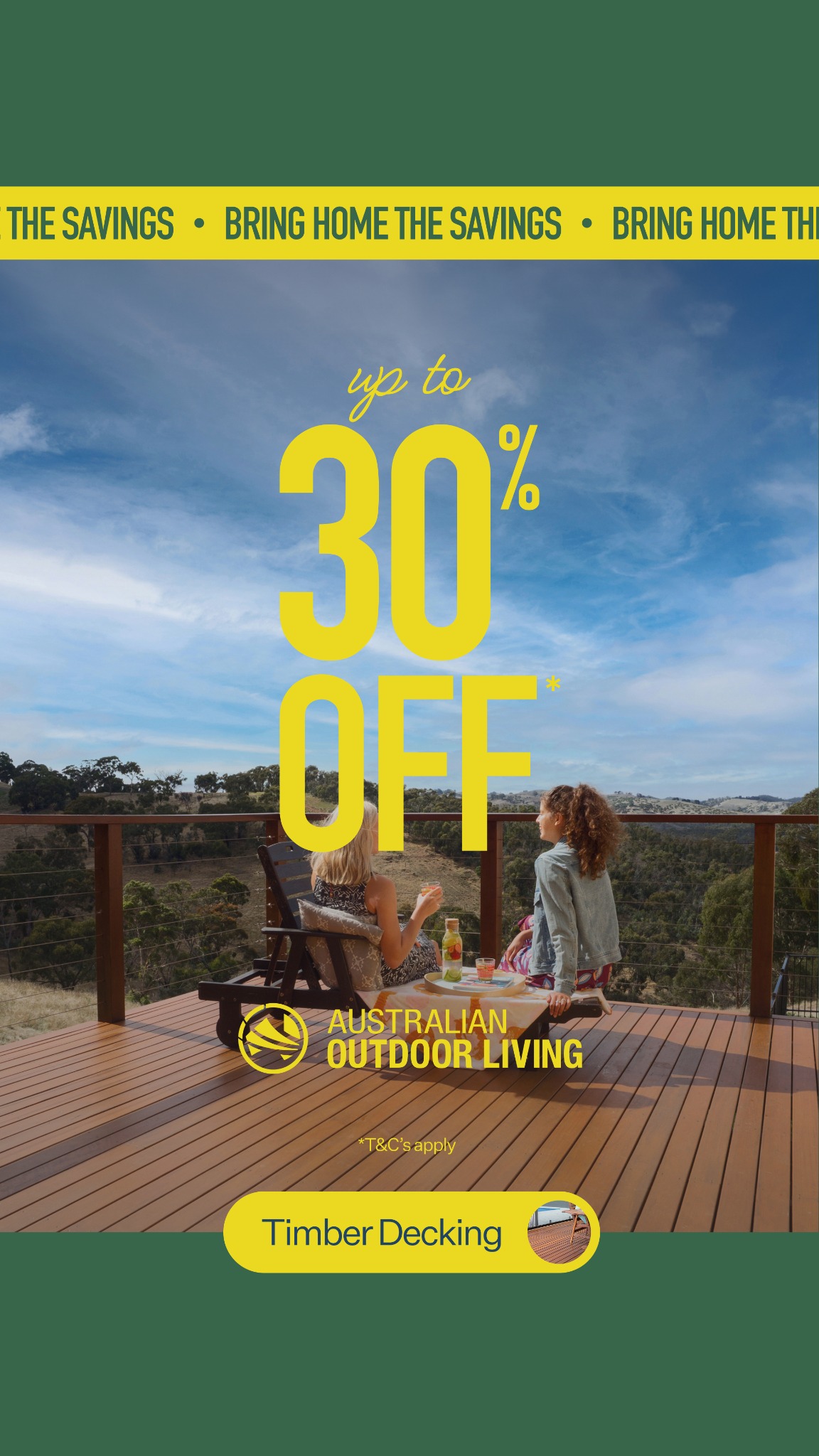 Australian Outdoor Living Facebook ad