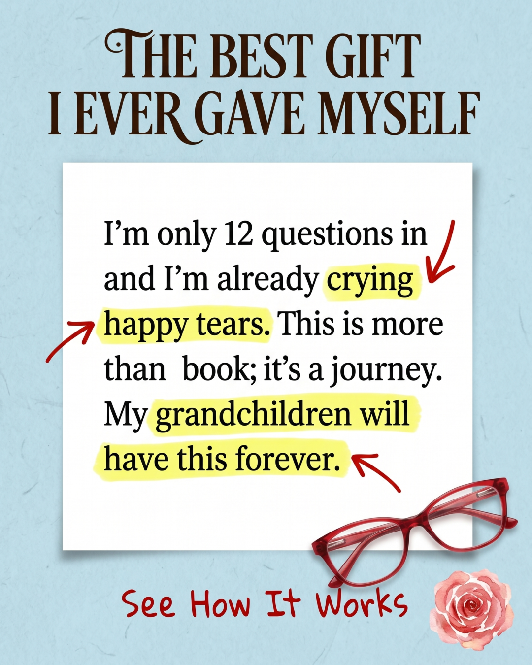 Memowrite Facebook ad