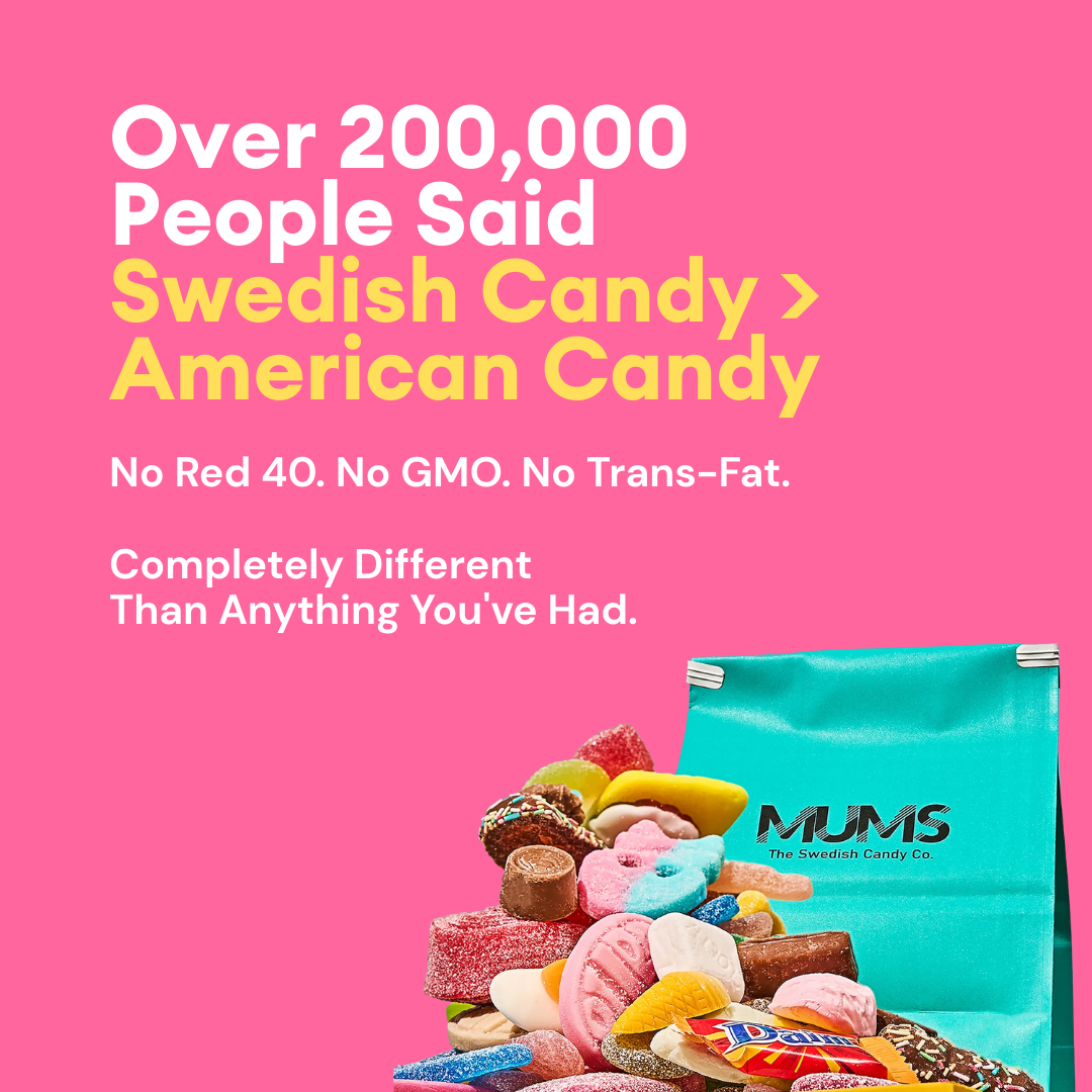Mums - The Swedish Candy Co. Facebook ad