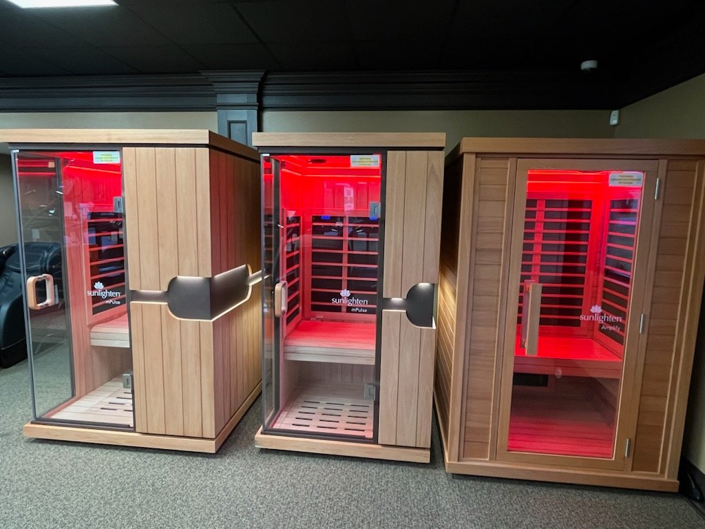 Chris Weiter Facebook ad: Infrared Sauna Sale at Fitness Market! Red Light Therapy…