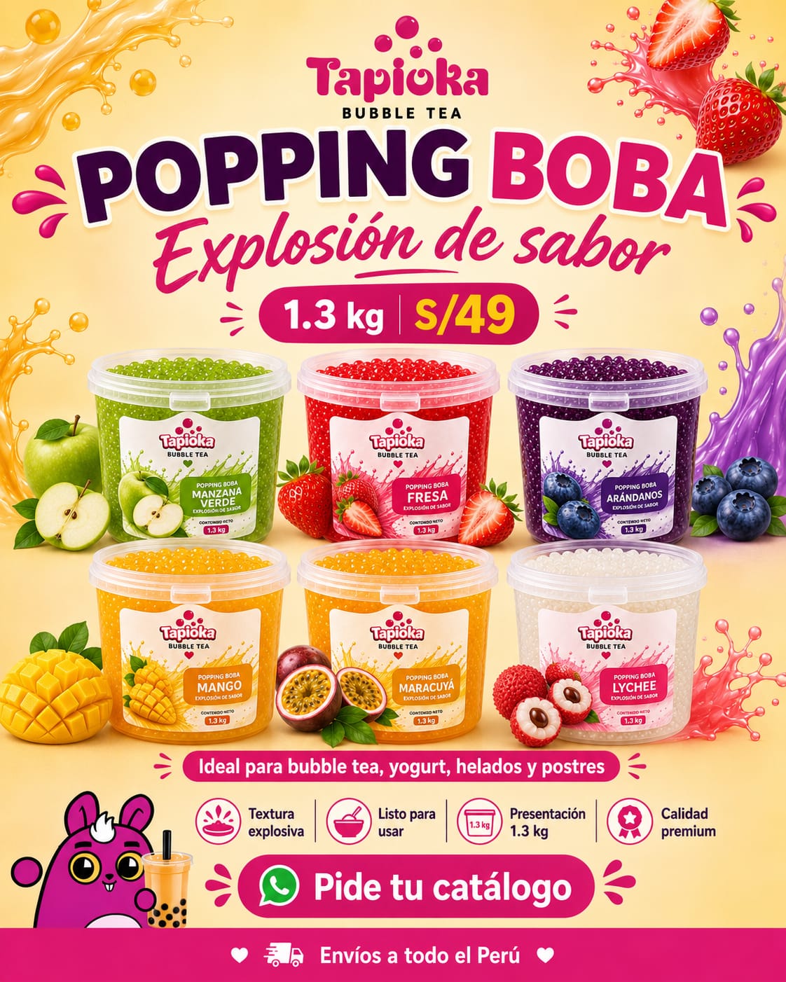 Tapioca Perlas Negras PERÚ Facebook ad from Jun 11, 2026