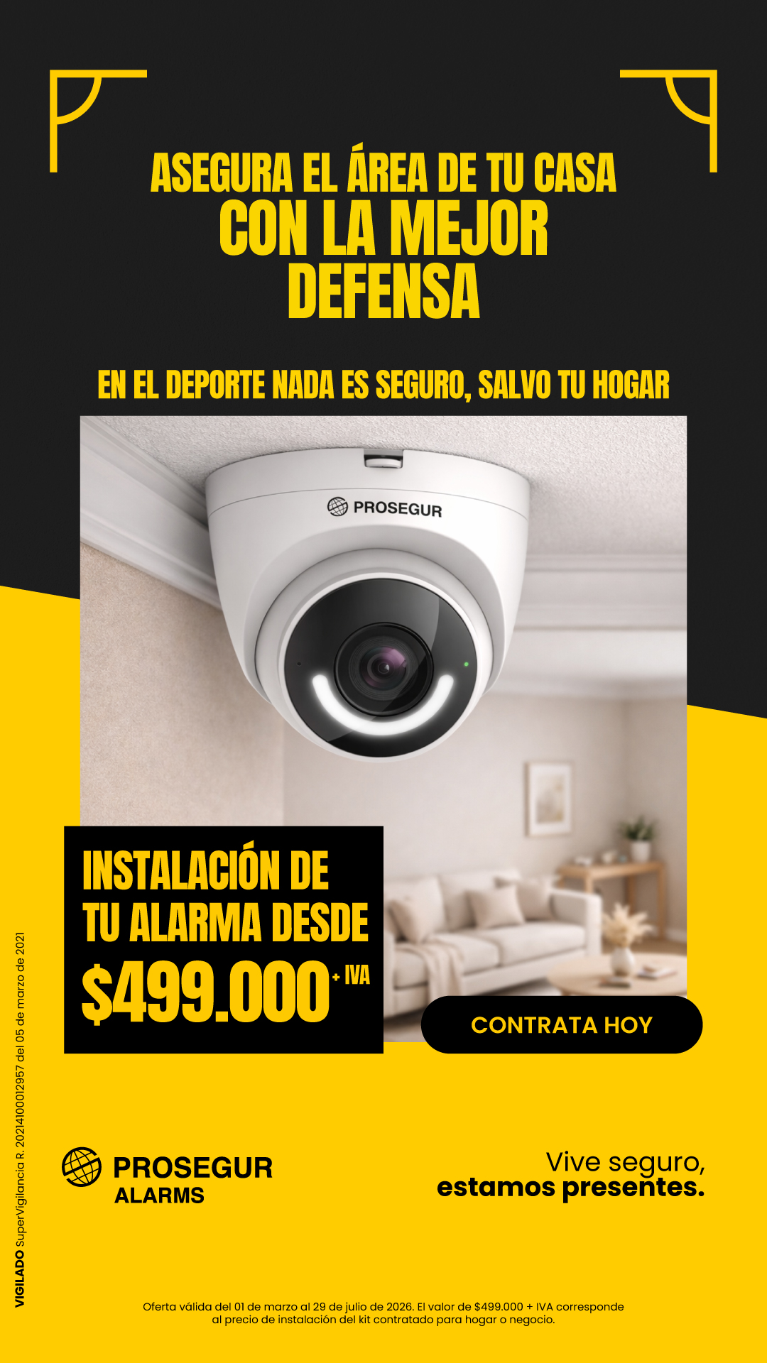 Prosegur Alarmas Colombia Facebook ad