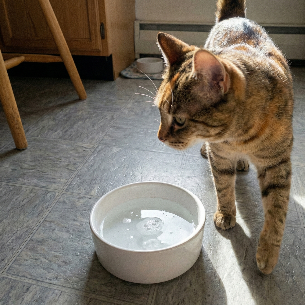 Cats Hydration Facebook ad: Lees dit als je kat wél water heeft staan, maar bijna niet…