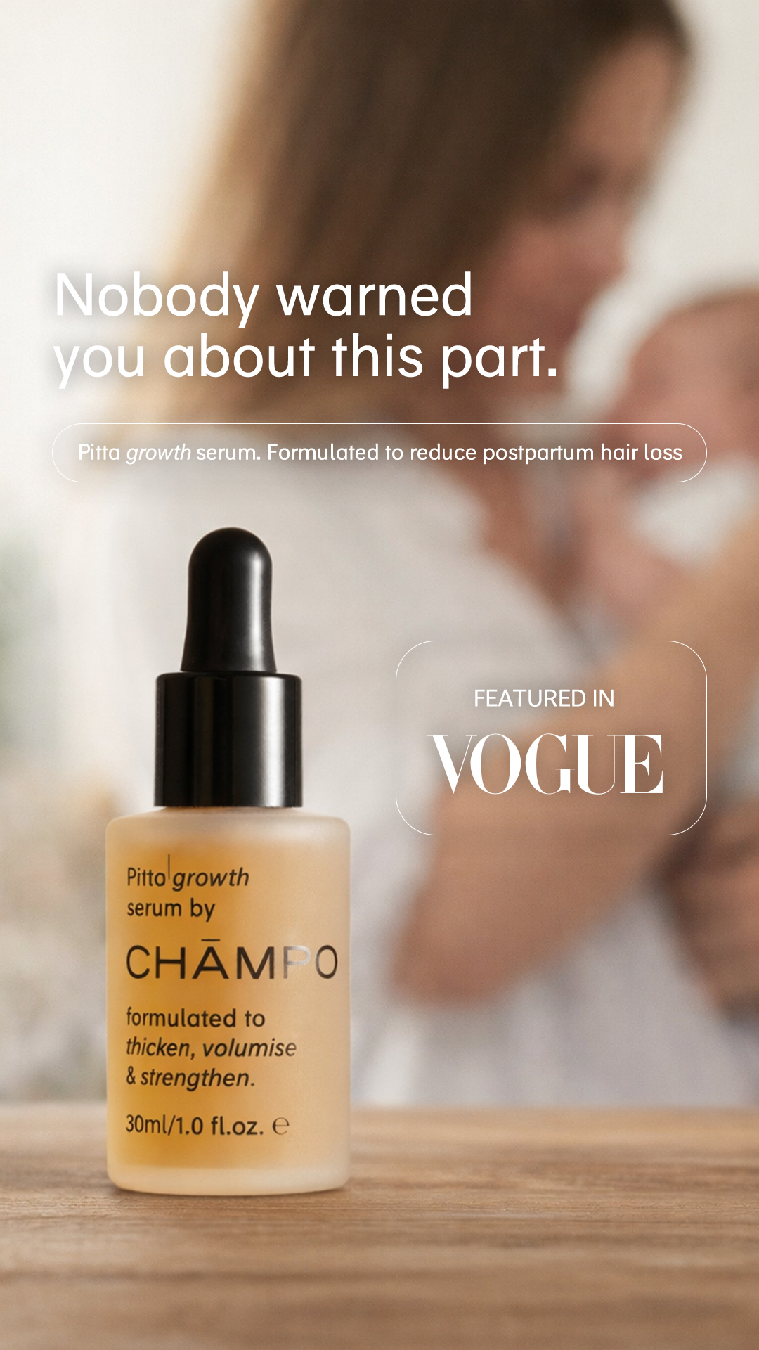 Chāmpo Haircare Facebook ad