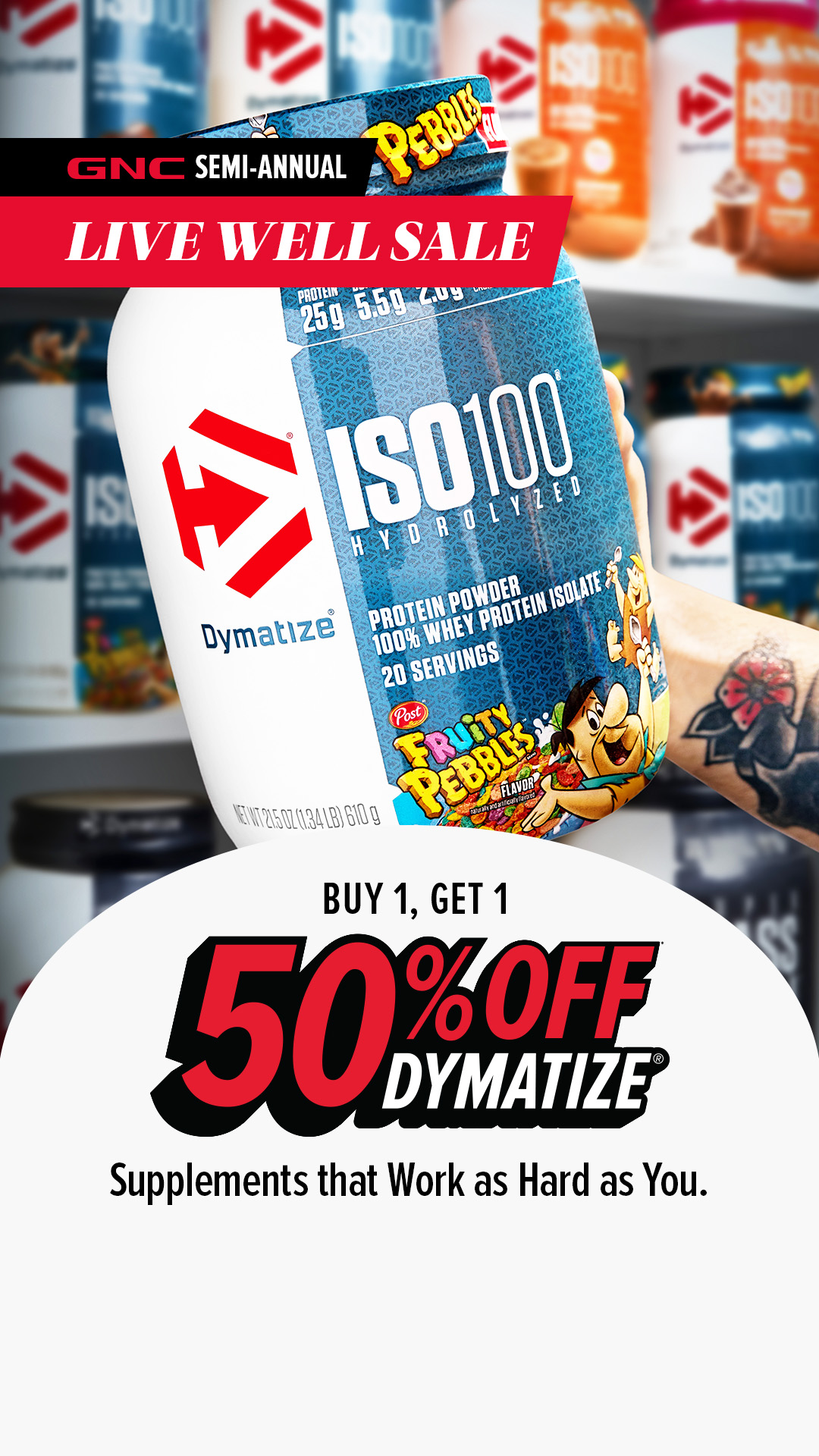GNC Live Well Facebook ad