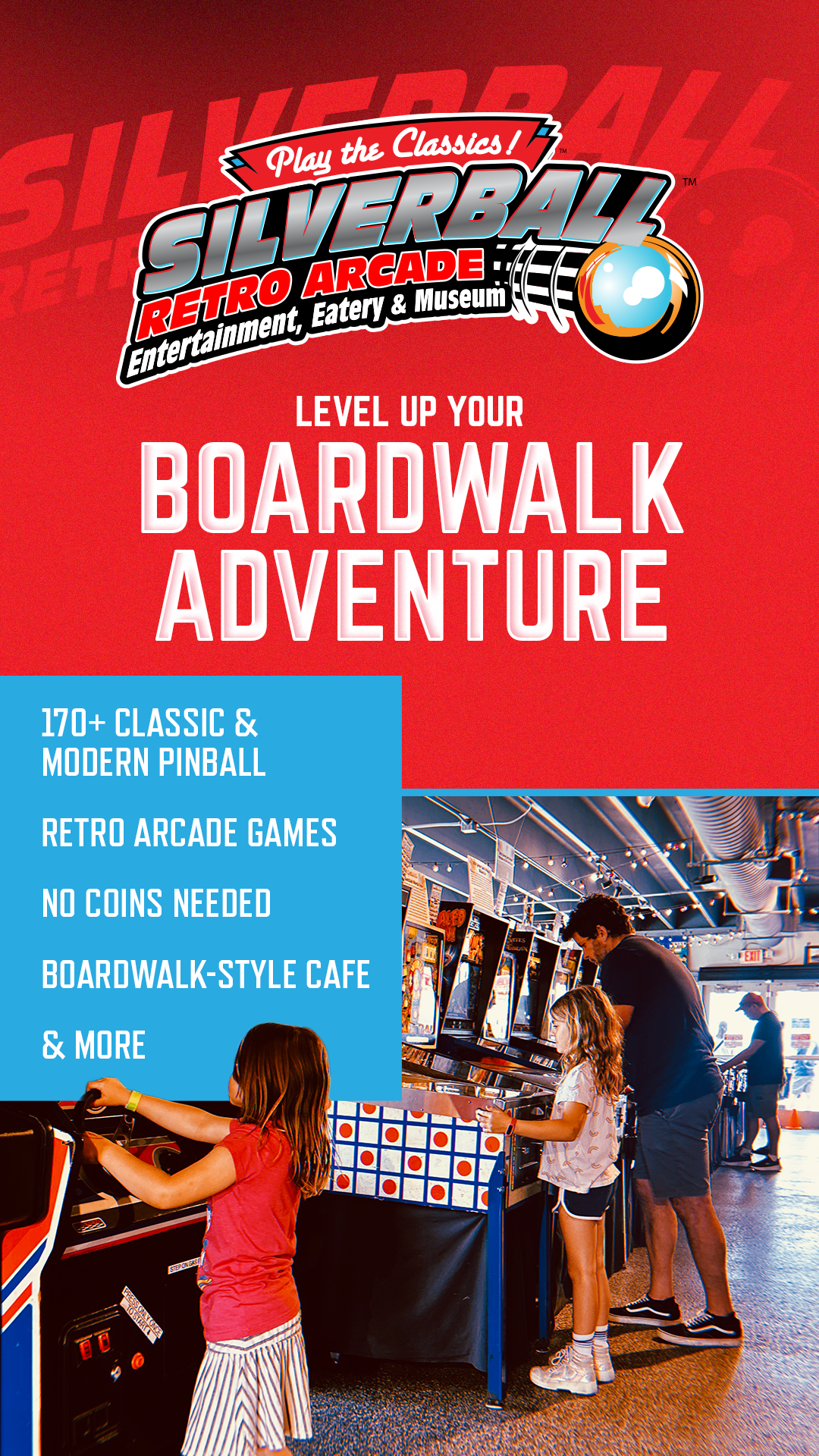 Silverball Retro Arcade Asbury Facebook ad