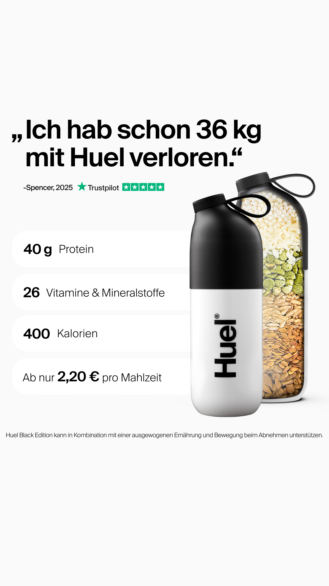 Huel Facebook ad