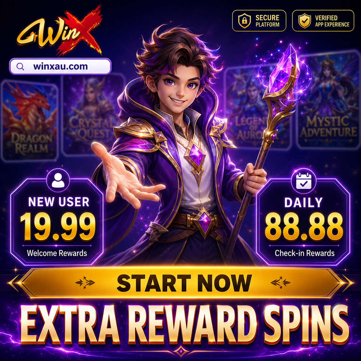 WinWin Facebook ad: Get Free