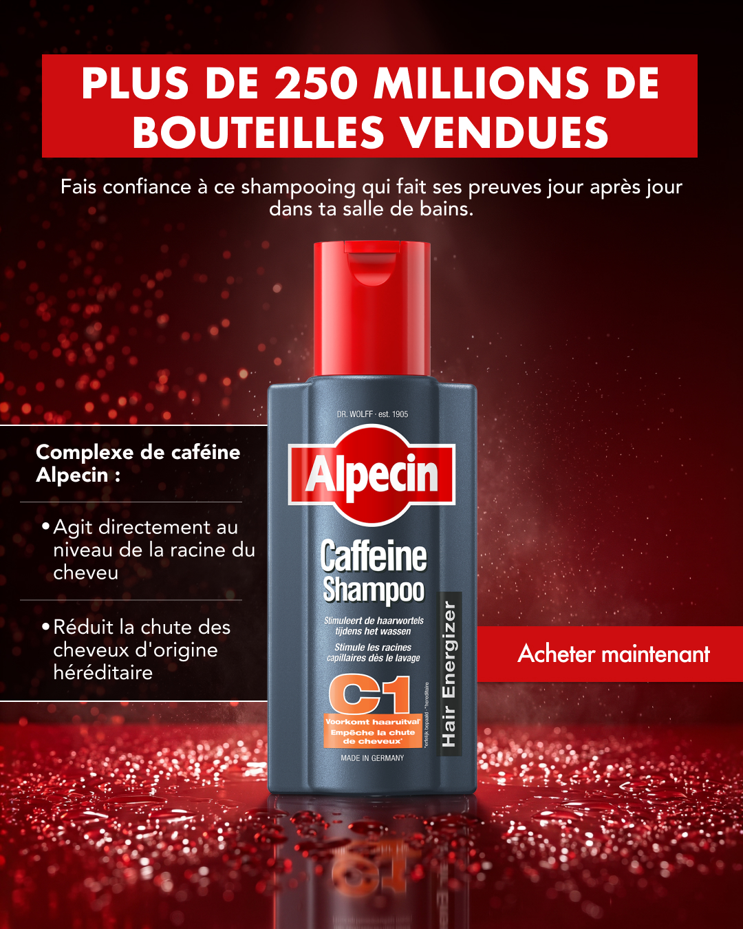 Alpecin Facebook ad