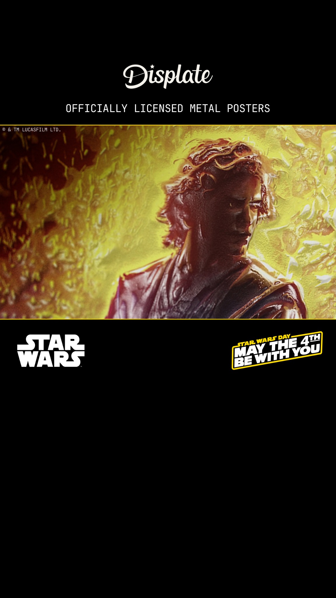 Displate Facebook ad