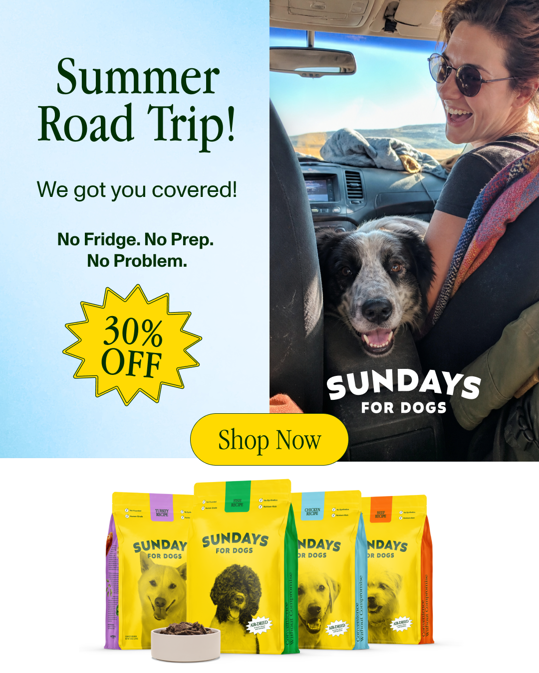 Sundays Facebook ad