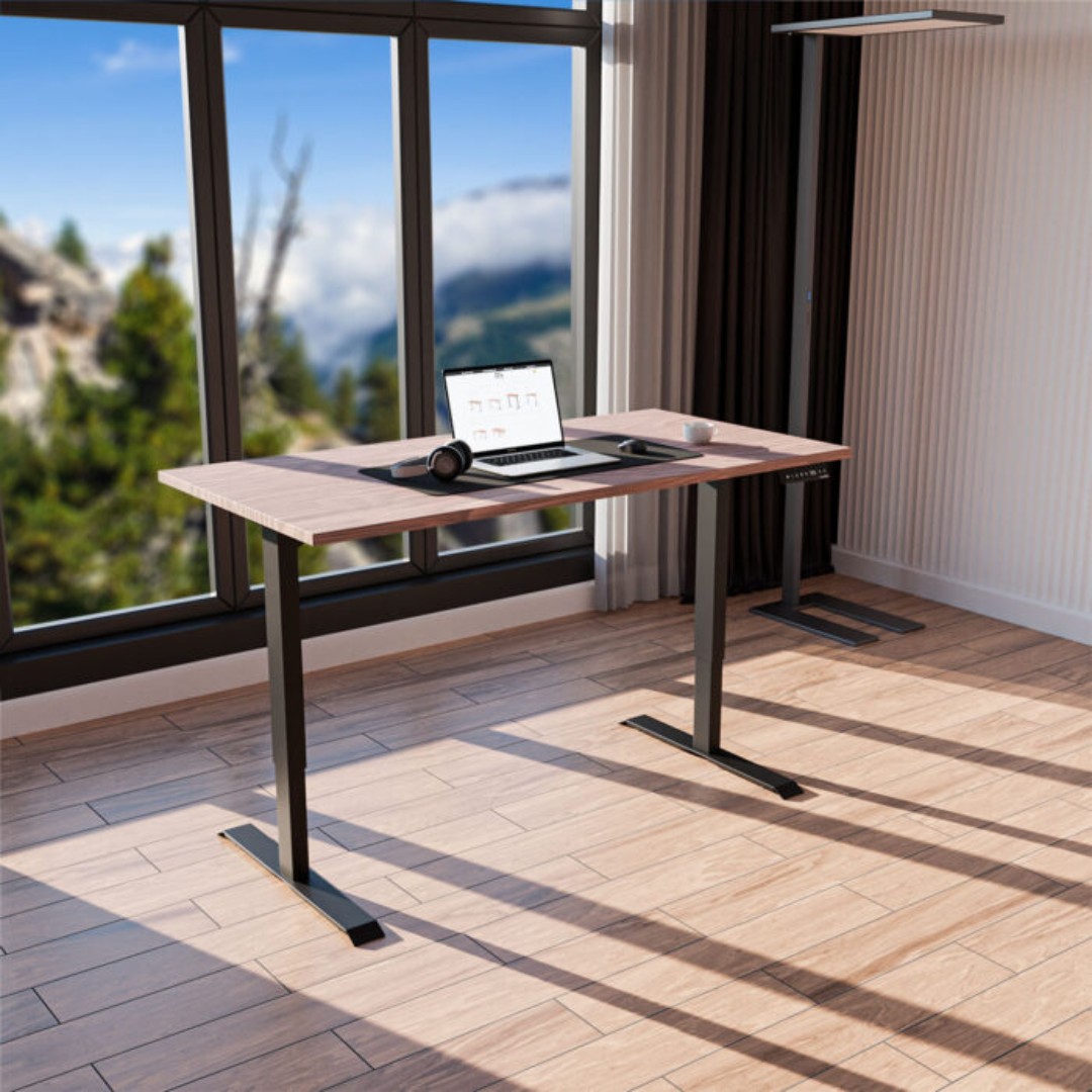 Mein-Stehtisch.ch Facebook ad: Upgrade dein Homeoffice, produktiver, gesünder, entspannter!