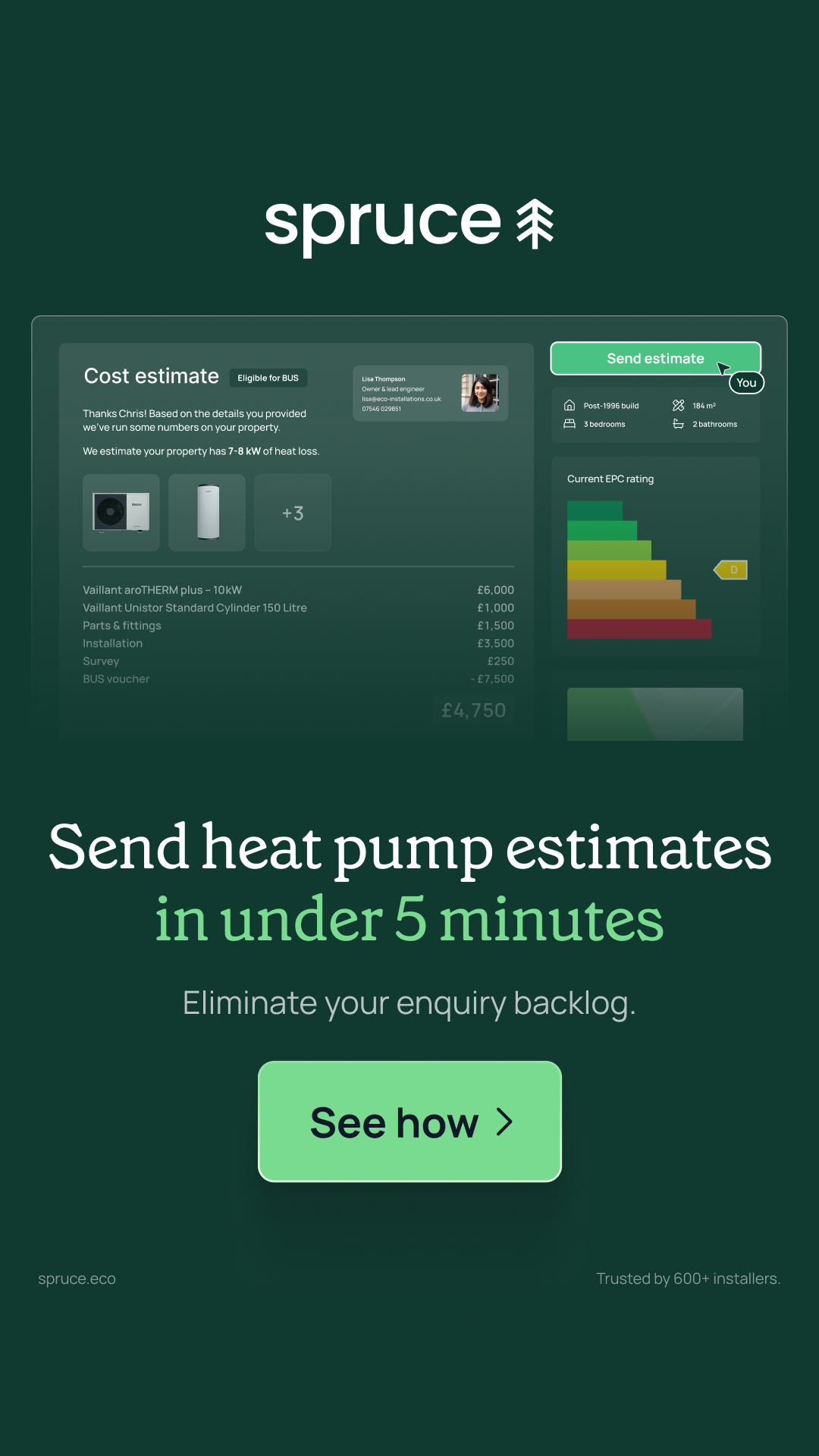 Spruce.eco Facebook ad from May 5, 2026