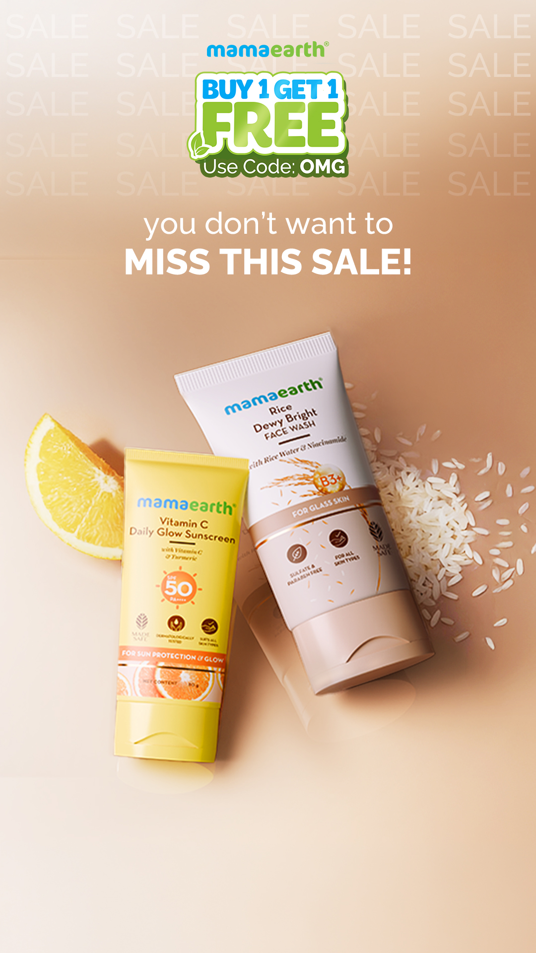 Mamaearth Facebook ad