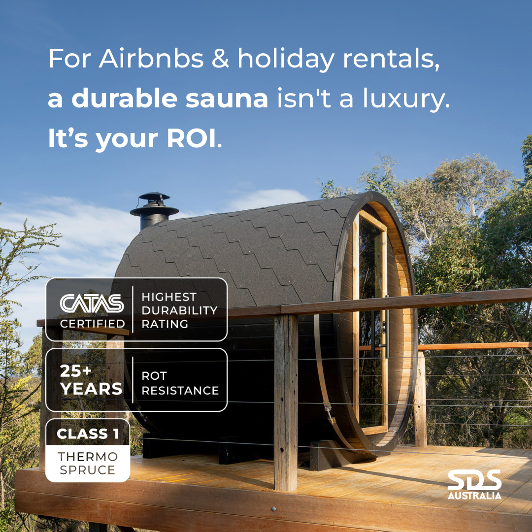 SDS Australia Saunas Facebook ad: Boost Bookings with a Premium Sauna