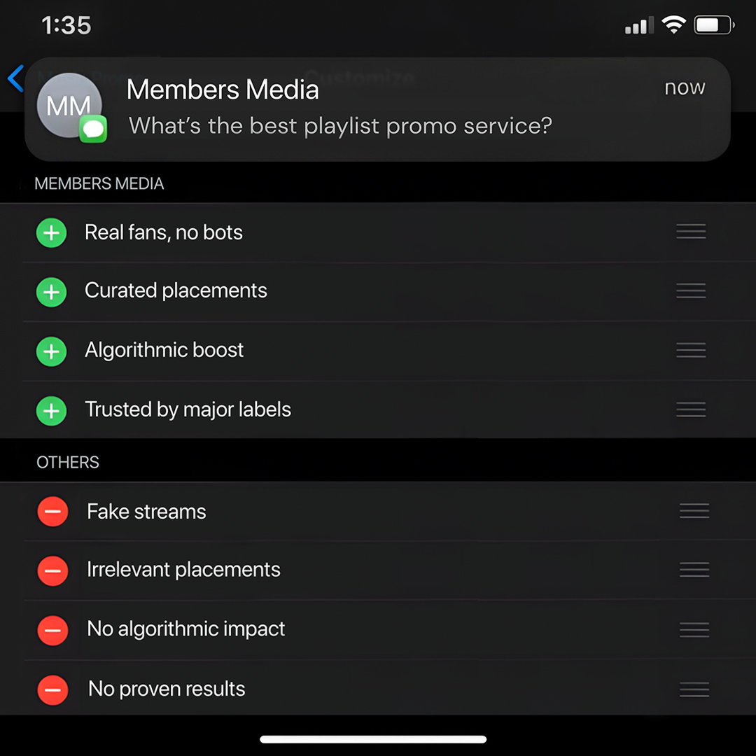Members Media Facebook ad