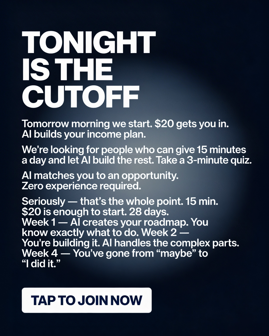 Practical AI Facebook ad