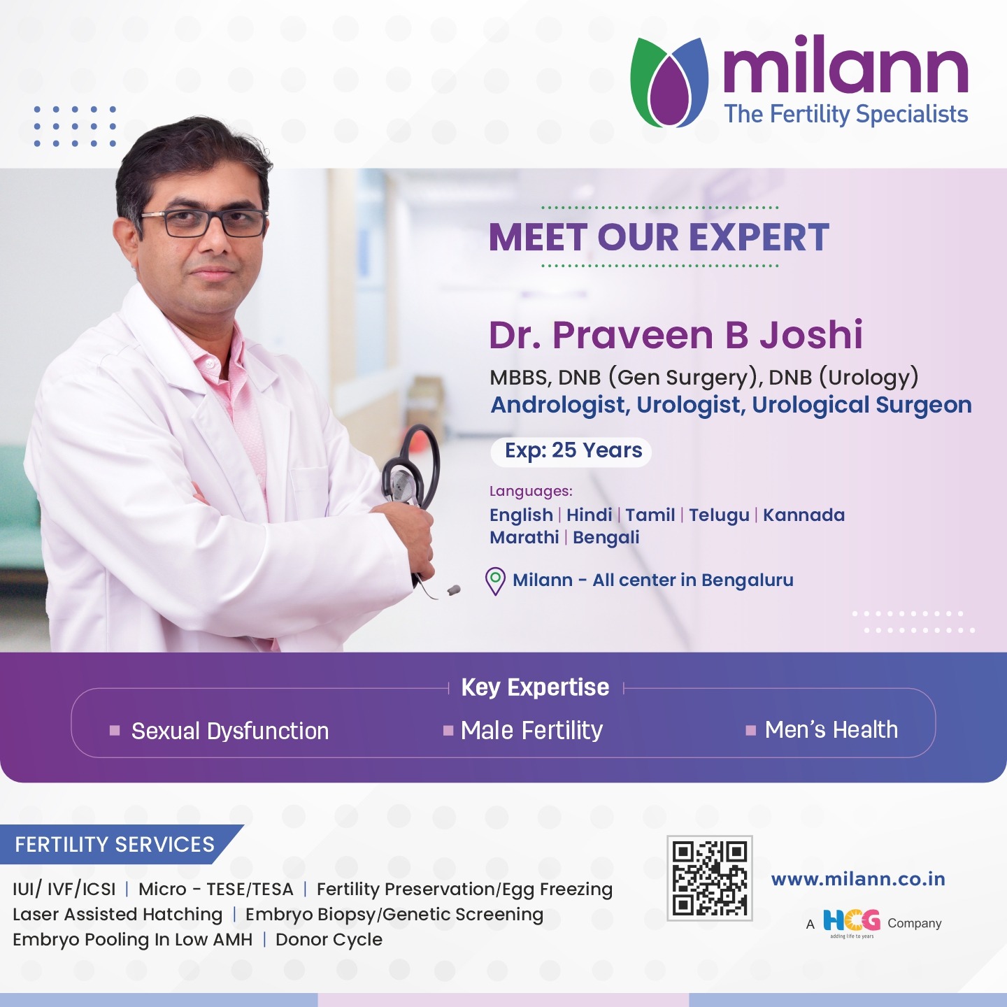 Milann Fertility & Birthing Hospital Facebook ad
