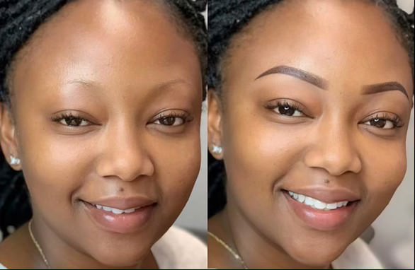 Ly Lash & Beauty Bar Facebook ad: Give Me New Brows!