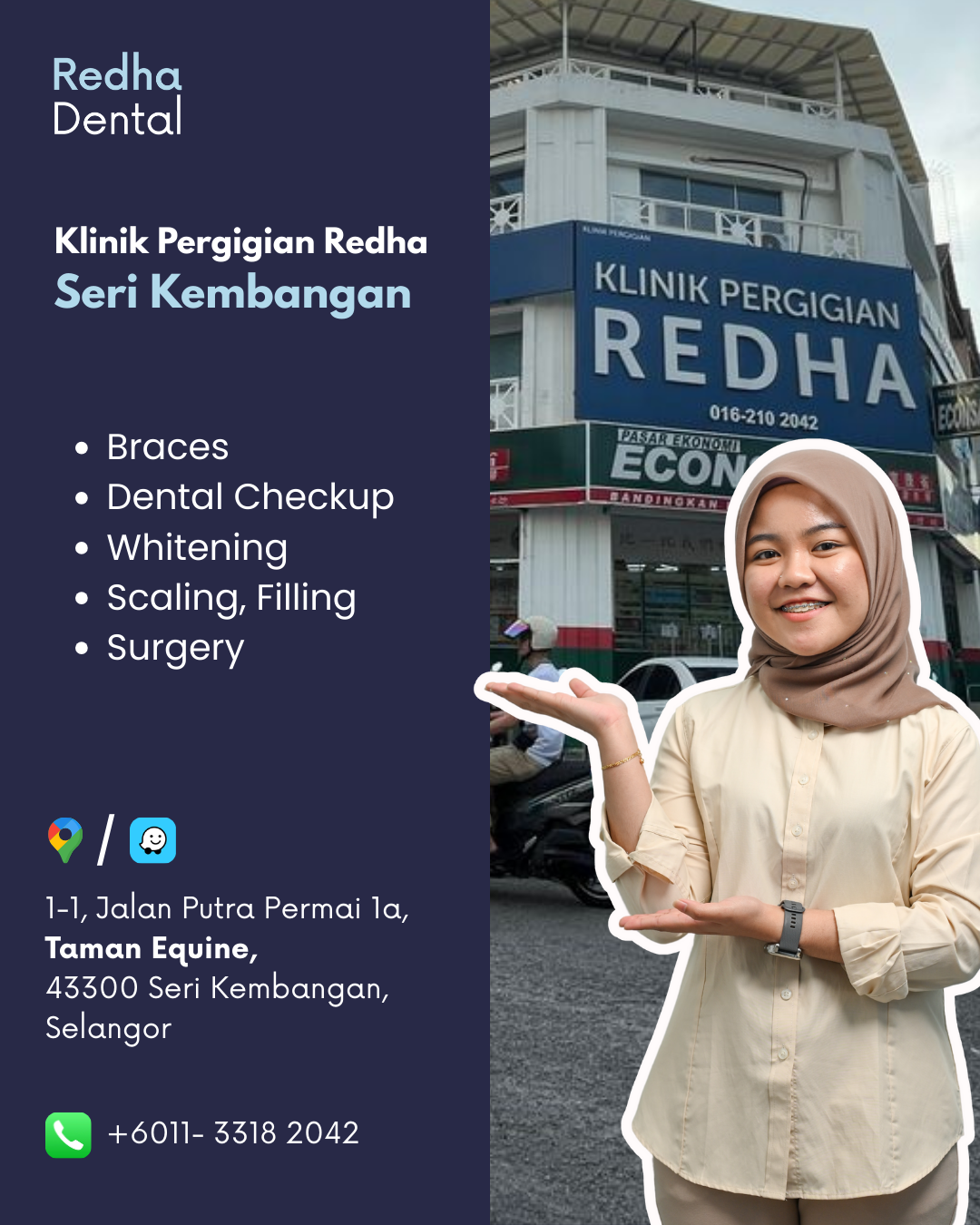 Klinik Pergigian Redha/Redha Dental Surgery Facebook ad