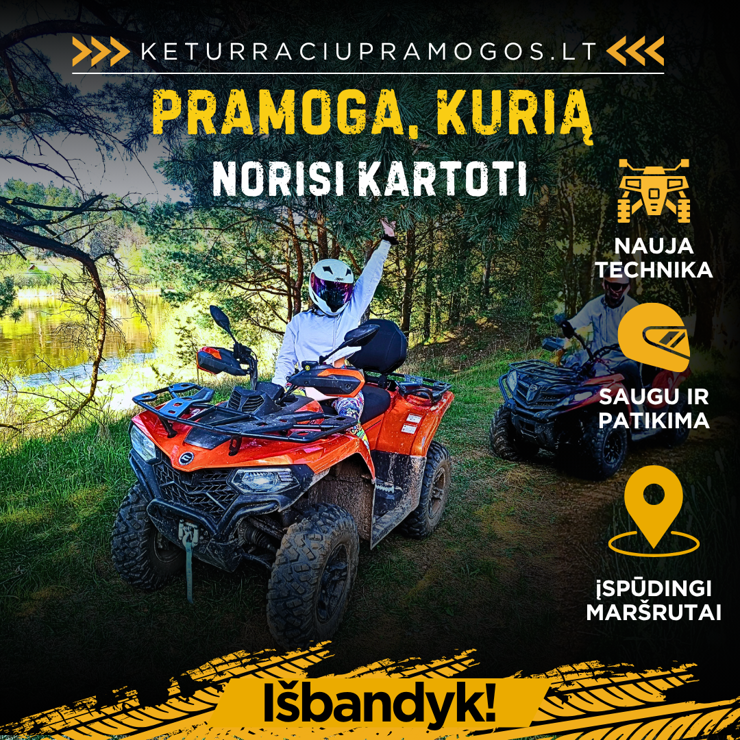 Keturračių Pramogos Facebook ad