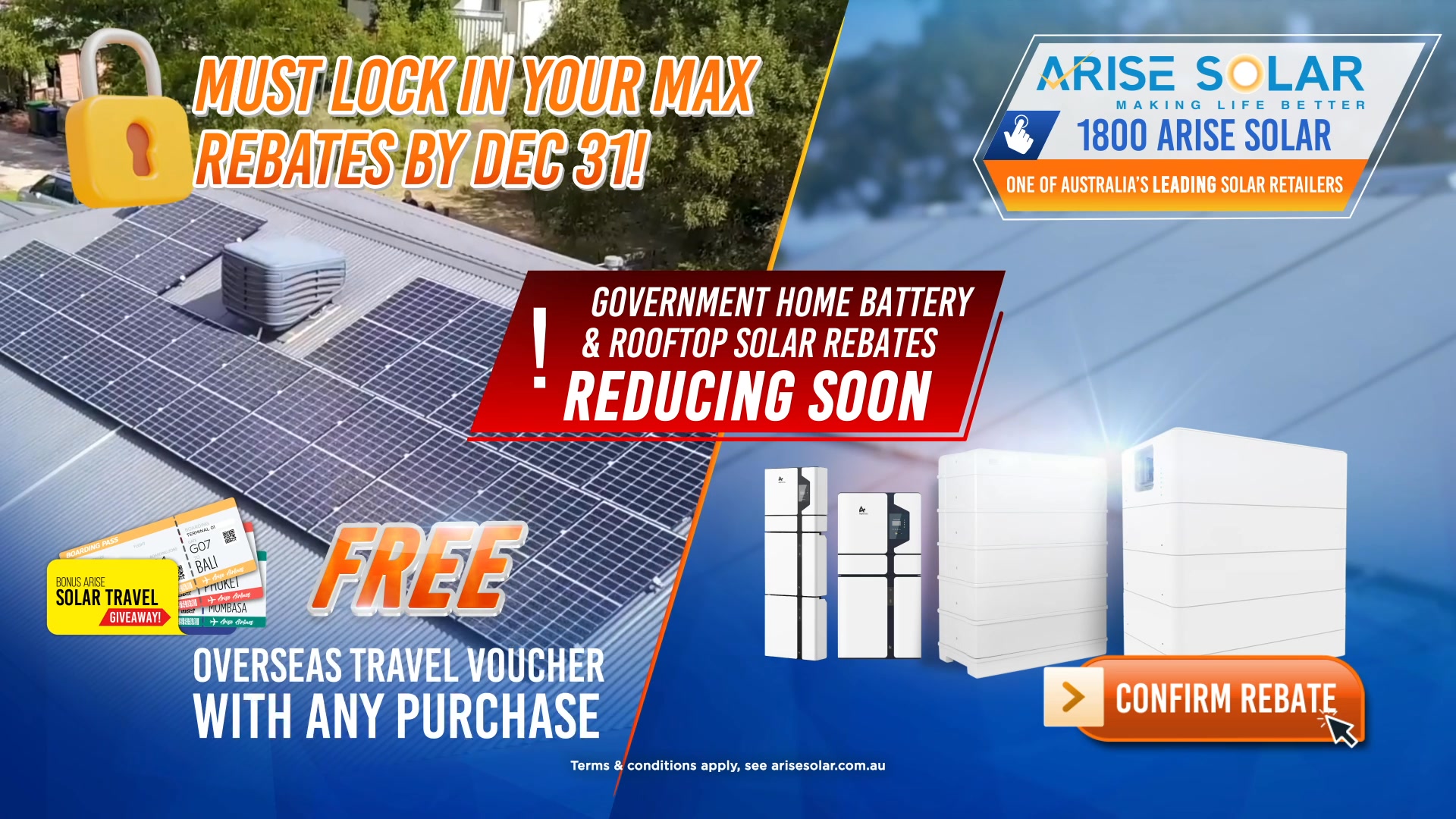 Arise Solar Facebook ad
