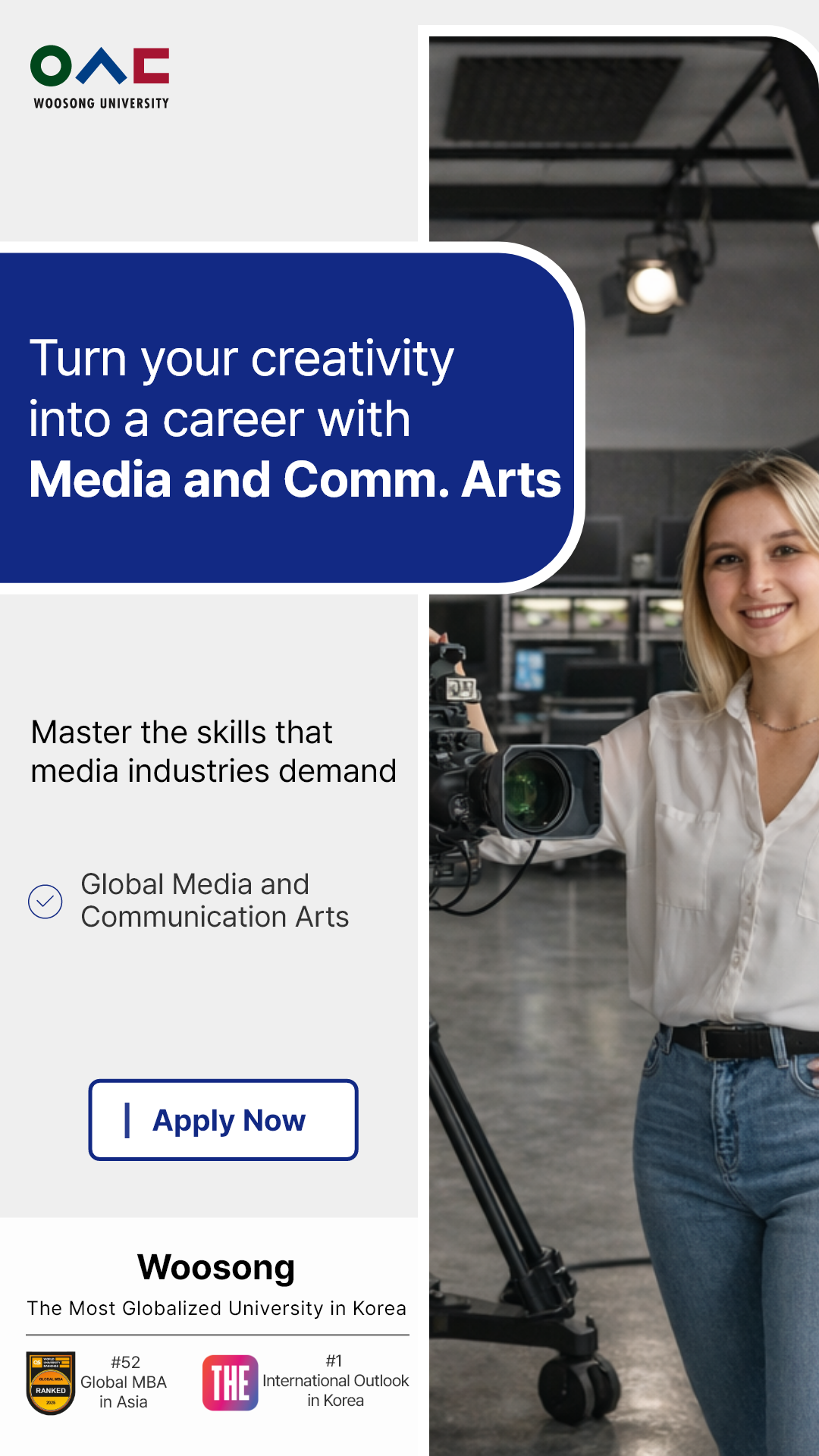 Woosong University Facebook ad from Jun 2, 2026