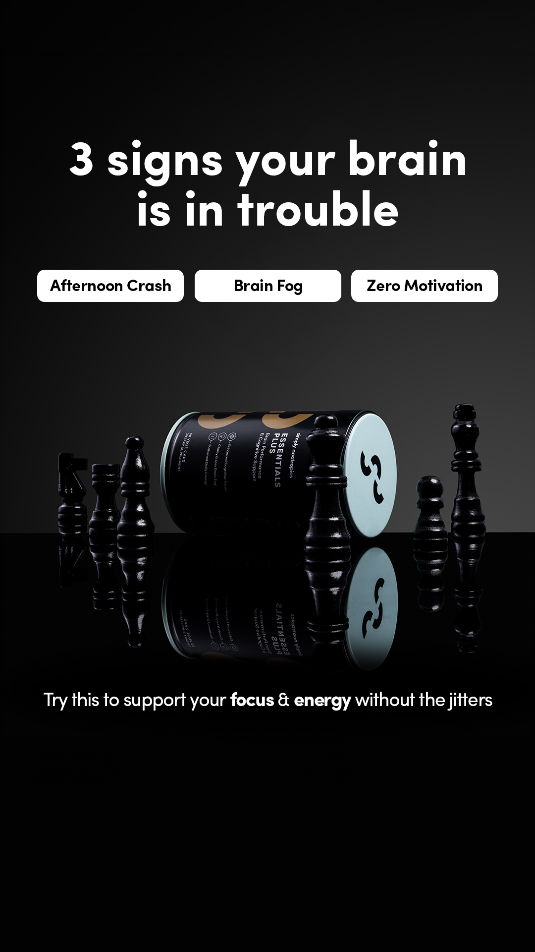Simply Nootropics Facebook ad