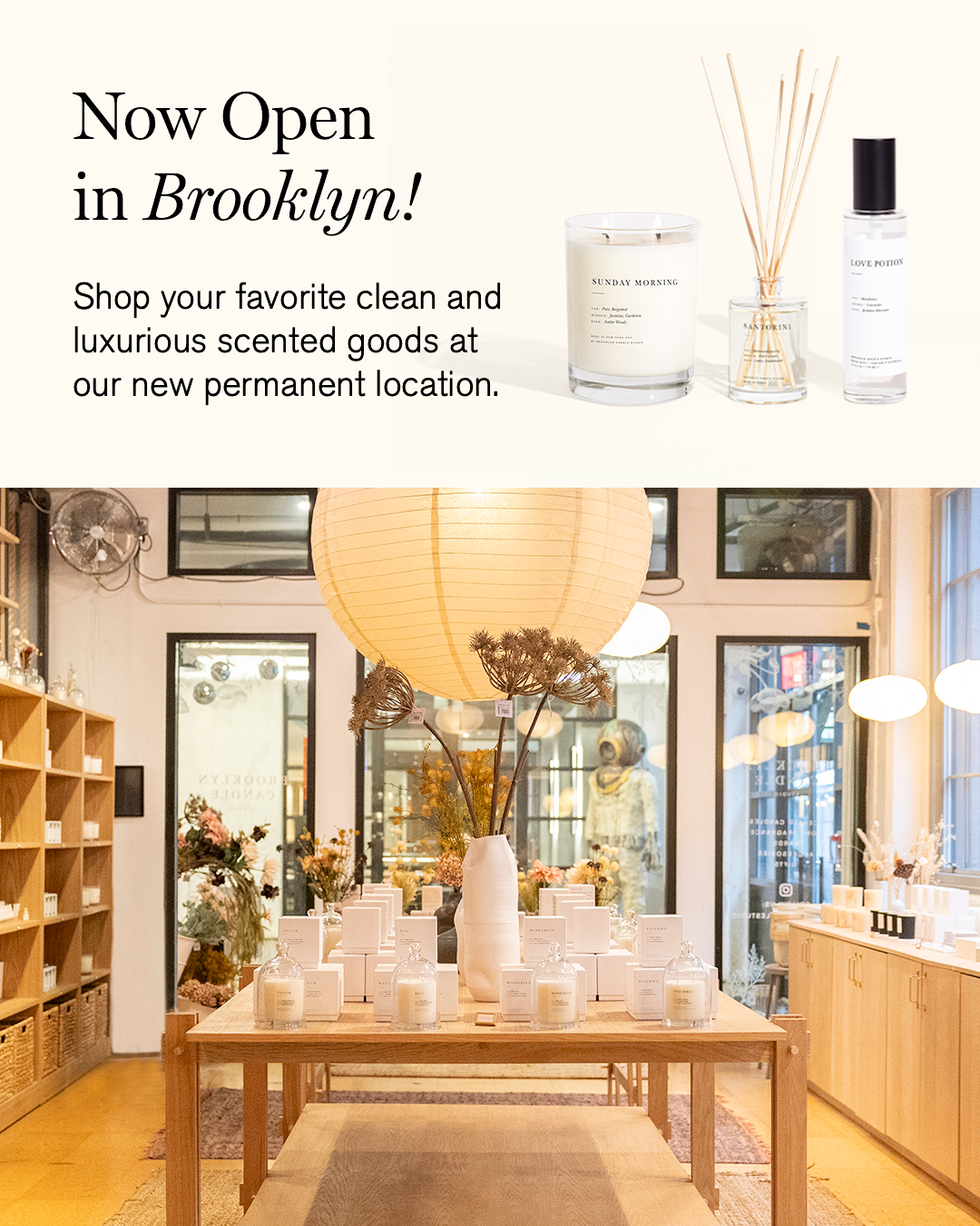 Brooklyn Candle Studio Facebook ad