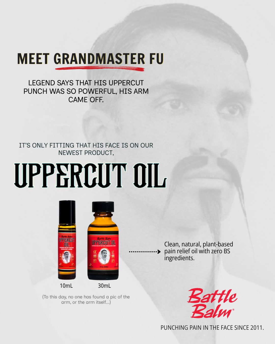 Battle Balm Facebook ad: Battle Balm Uppercut Oil