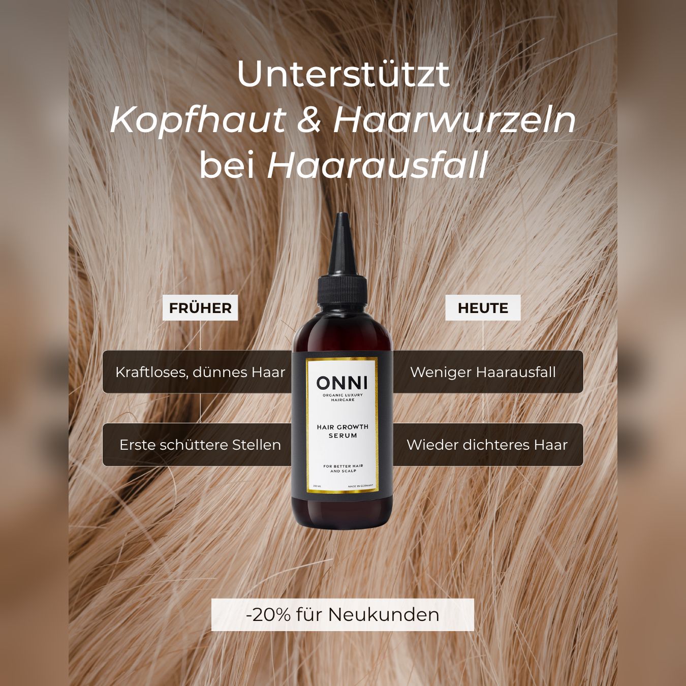 ONNI - Organic Luxury Haircare Facebook ad