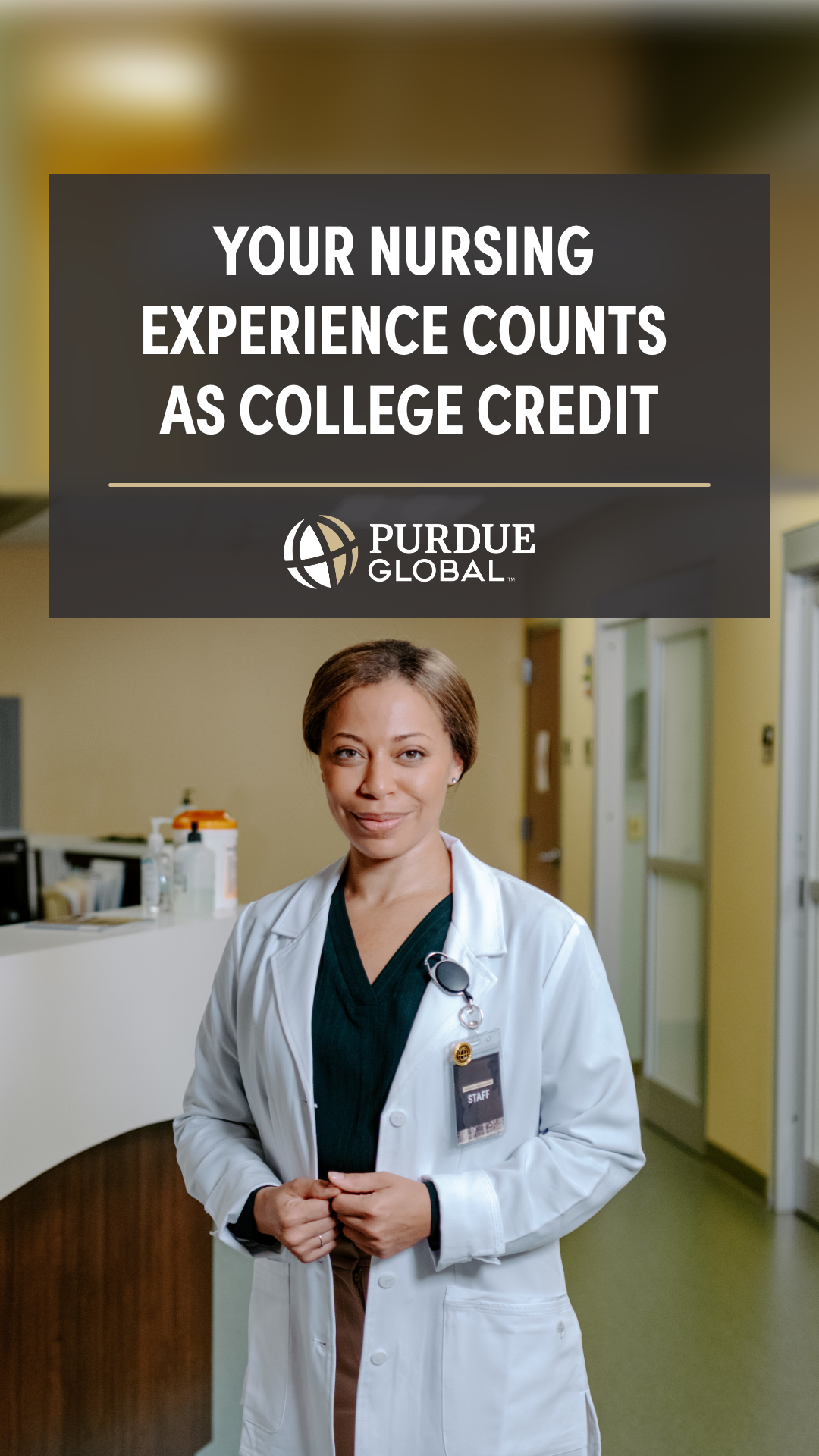 Purdue Global Facebook ad