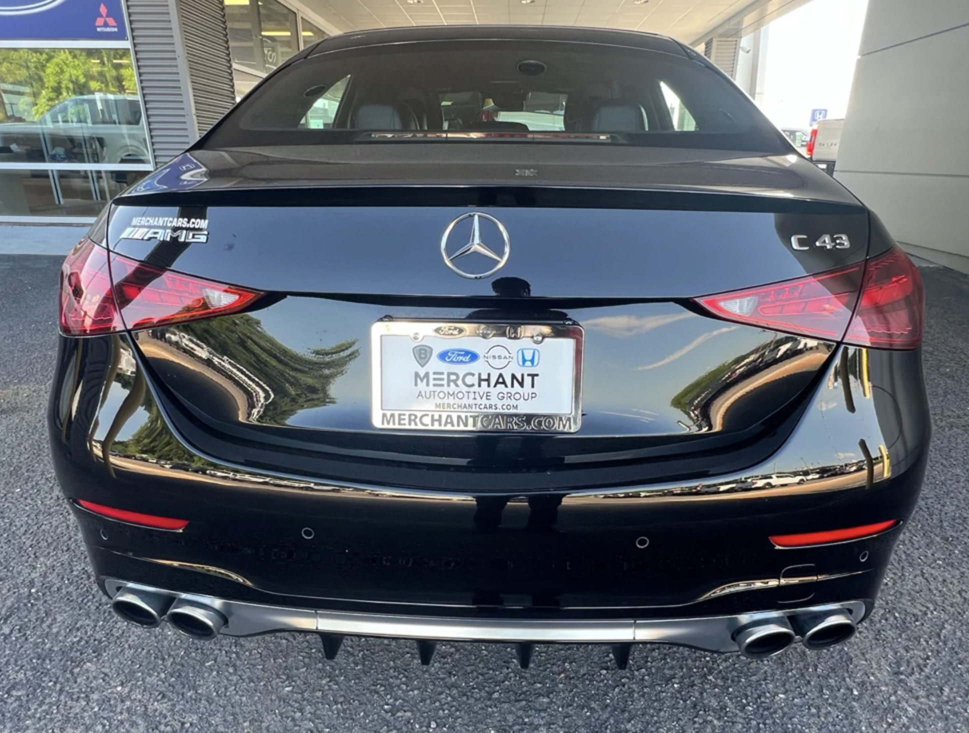 Merchant Honda Facebook ad: 2024 Mercedes-Benz AMG C43 AWD! Click --->>>