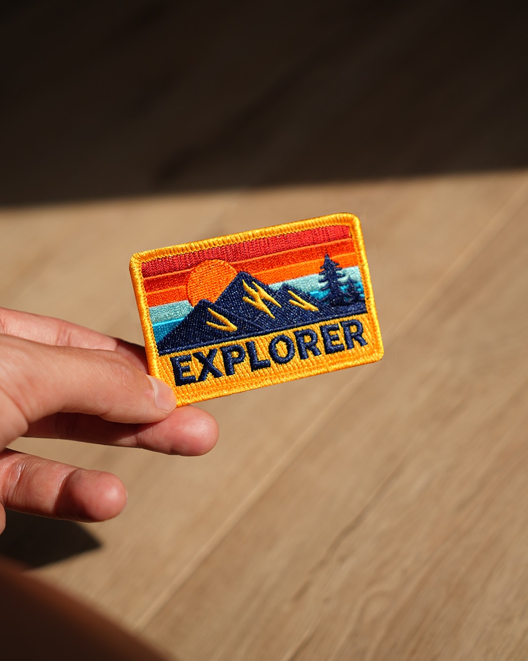 Patch Factory Facebook ad: Custom Patches. Your design.