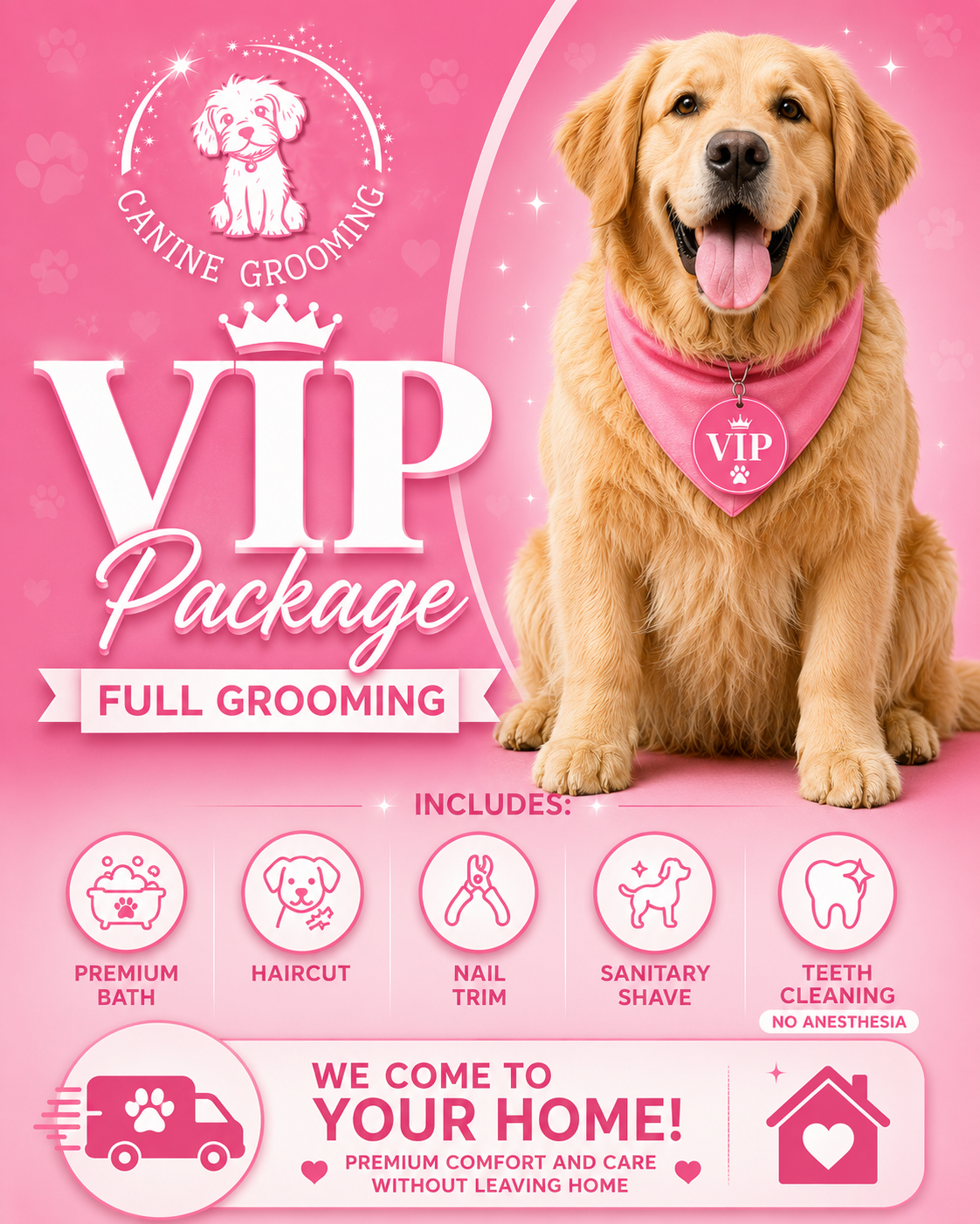 Mariale dog grooming Facebook ad from Jun 22, 2026