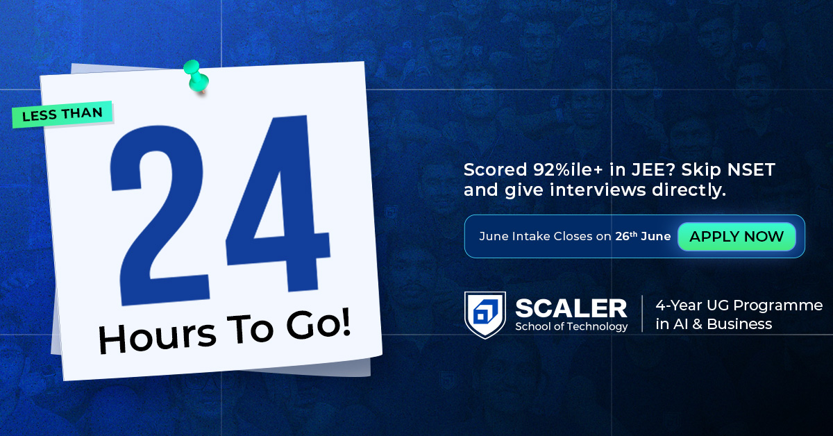 Scaler School of Technology Facebook ad