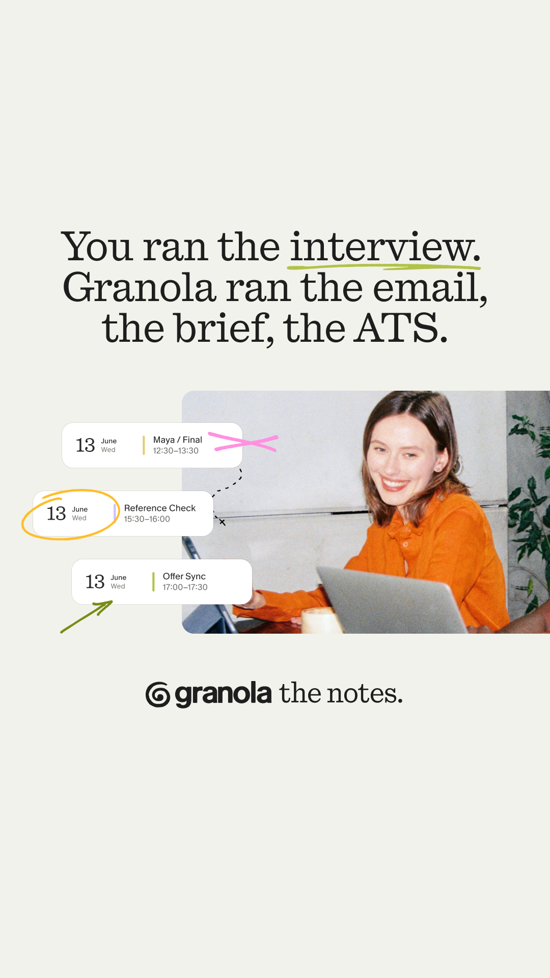 Granola ai Facebook ad